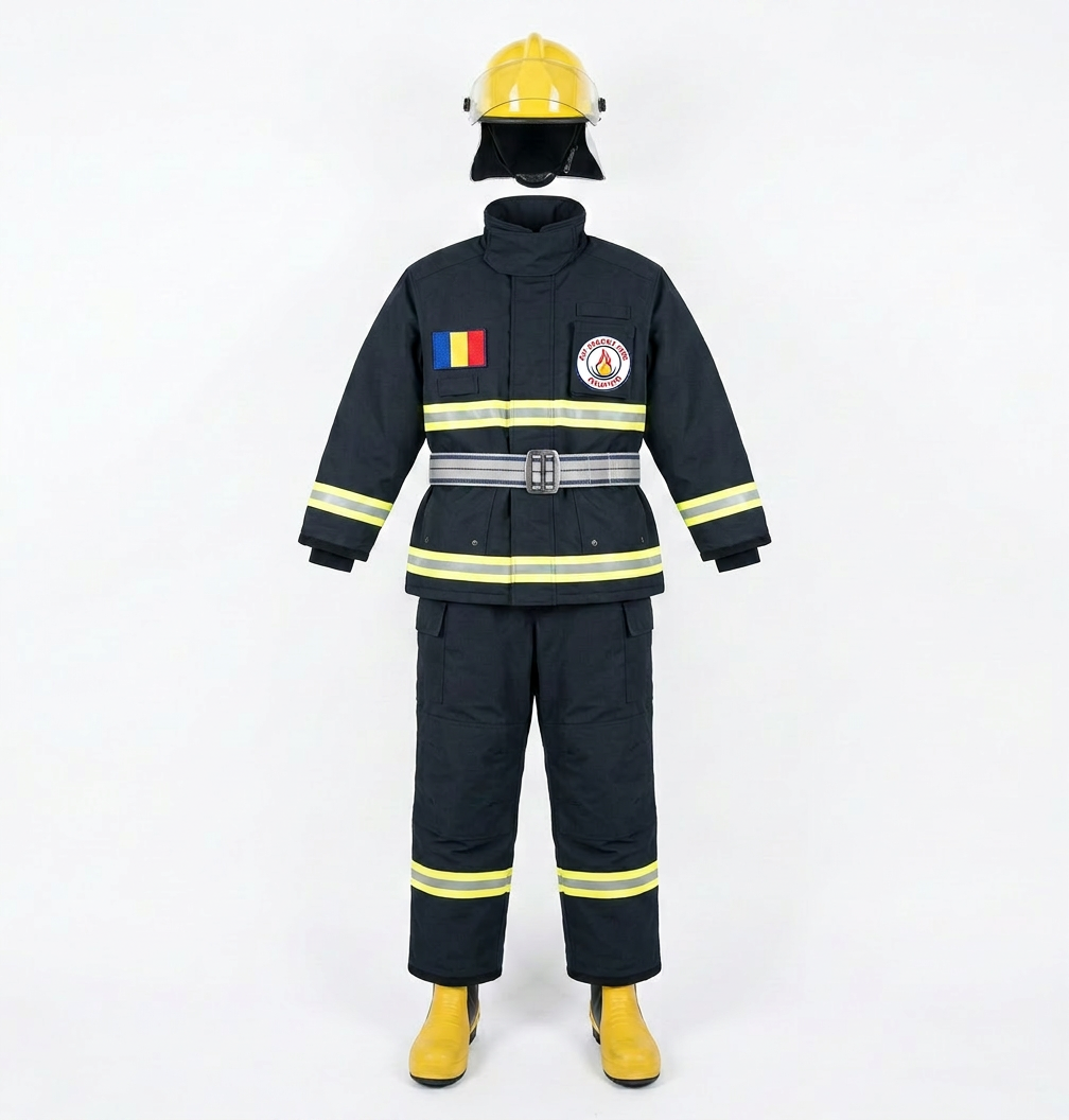 Echipament de protecție Zip Fire, conform standardelor, cu însemne tricolore